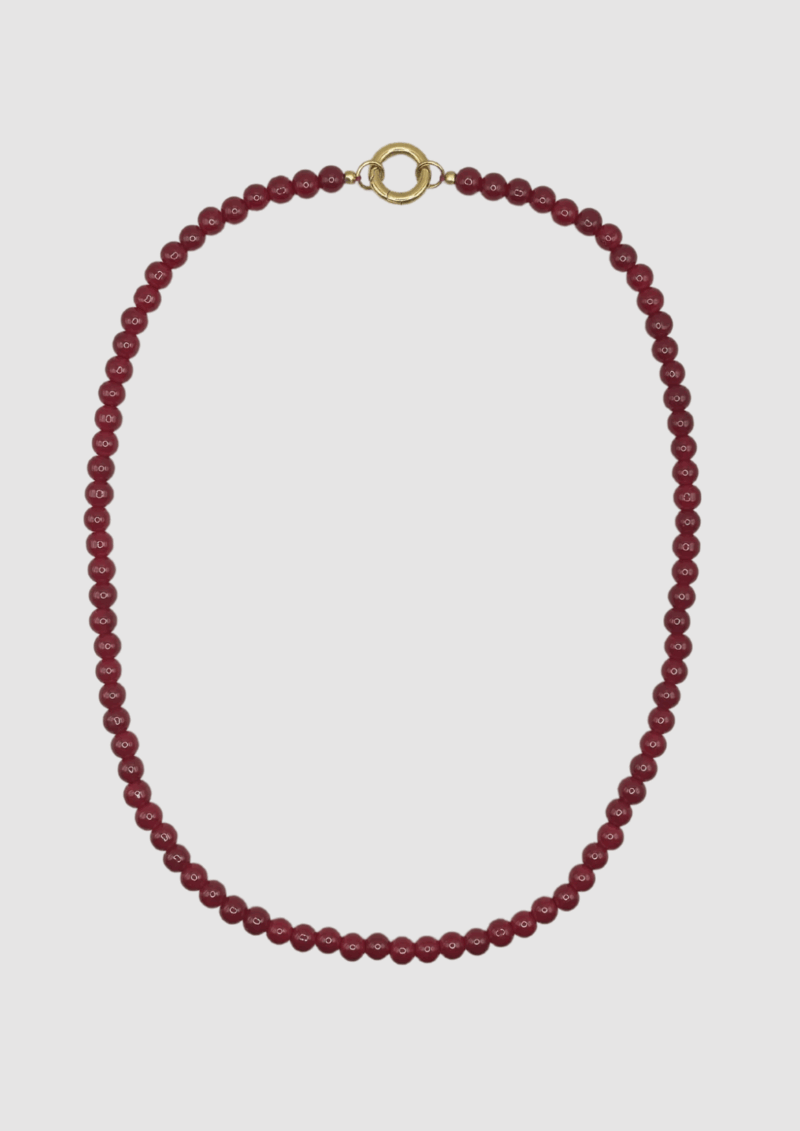 Bonnie Noah red necklace