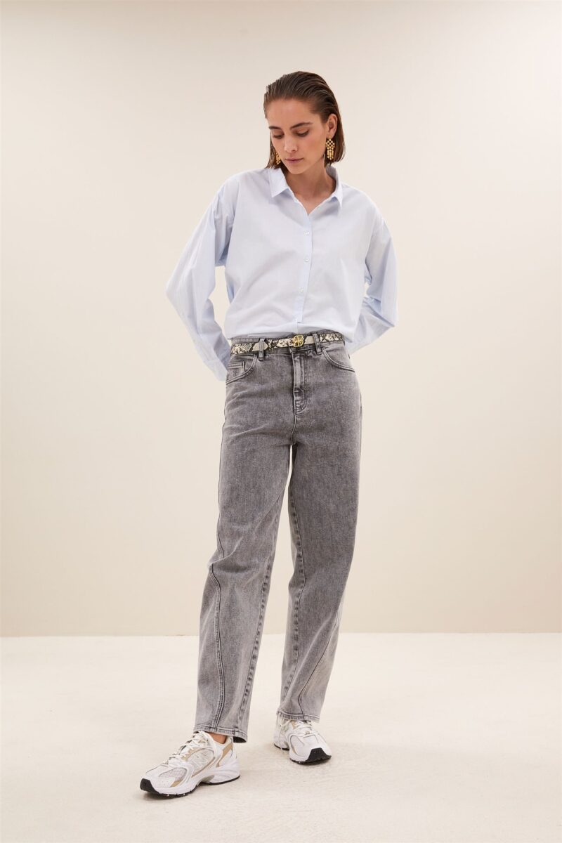By-Bar Buckle logo snake belt