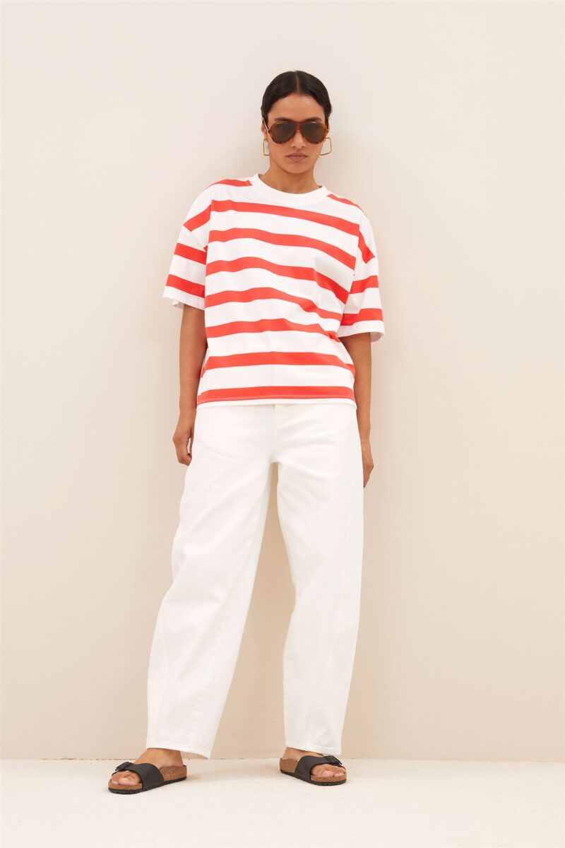 By-Bar Jade stripe top