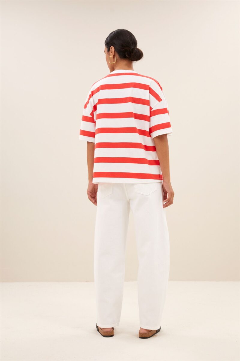 By-Bar Jade stripe top