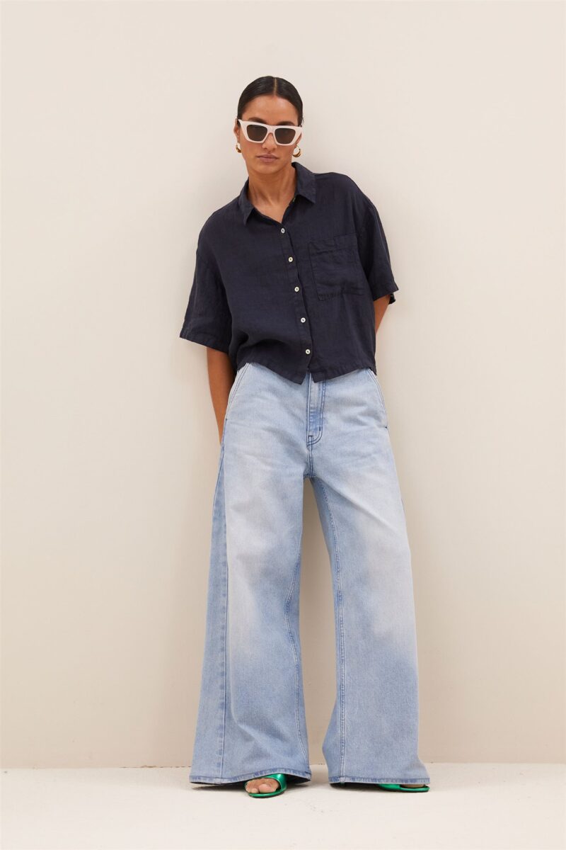 By-Bar Mara linen blouse