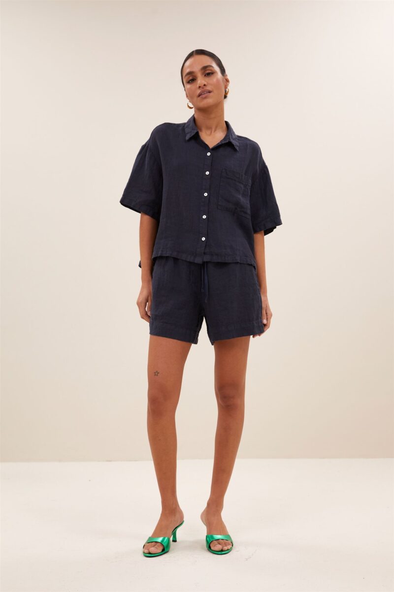 By-Bar Mara linen blouse