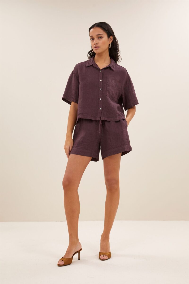 By-Bar Mara linen blouse