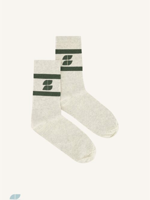 By-Bar logo sparkle grey socks