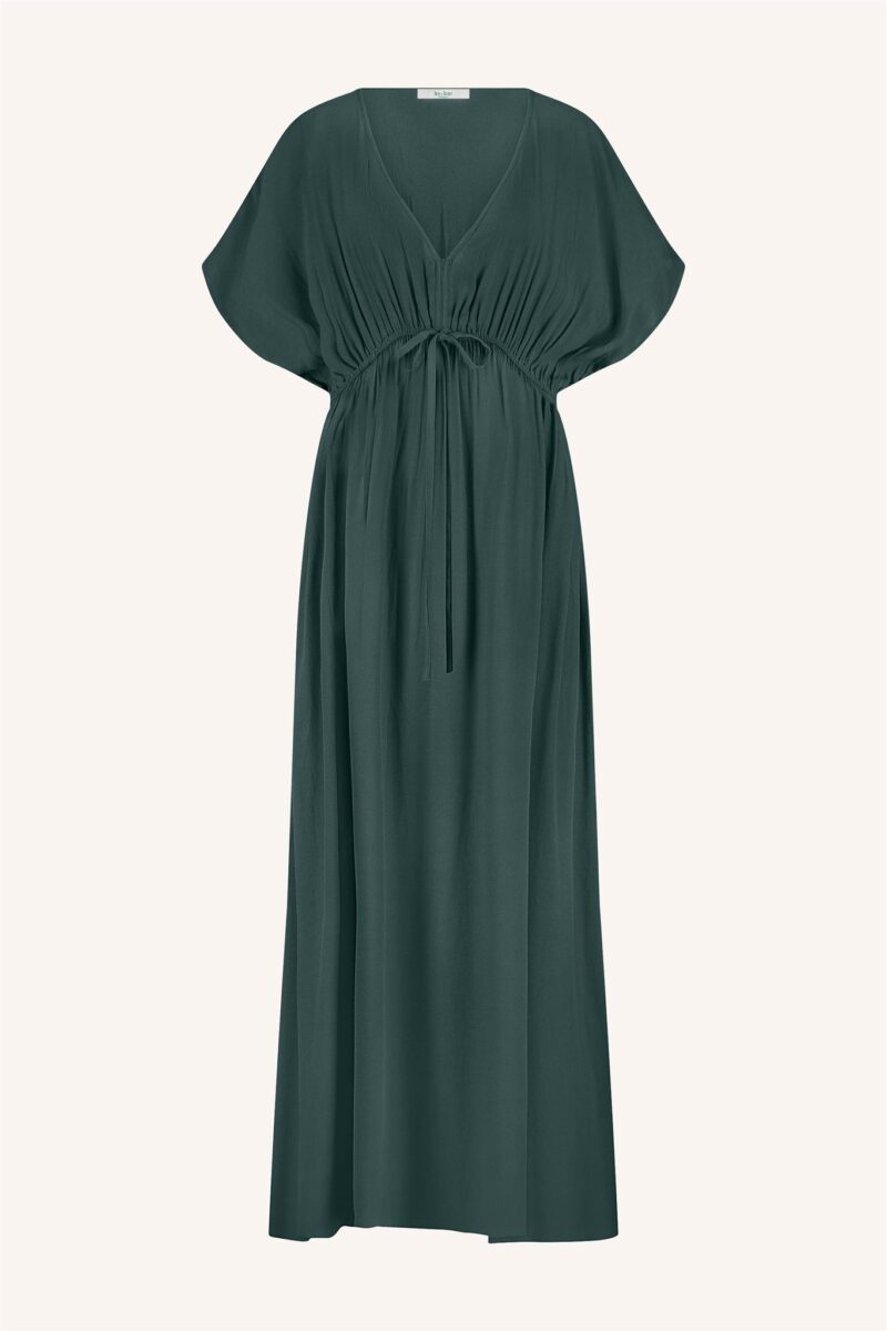 By-Bar long twill dress