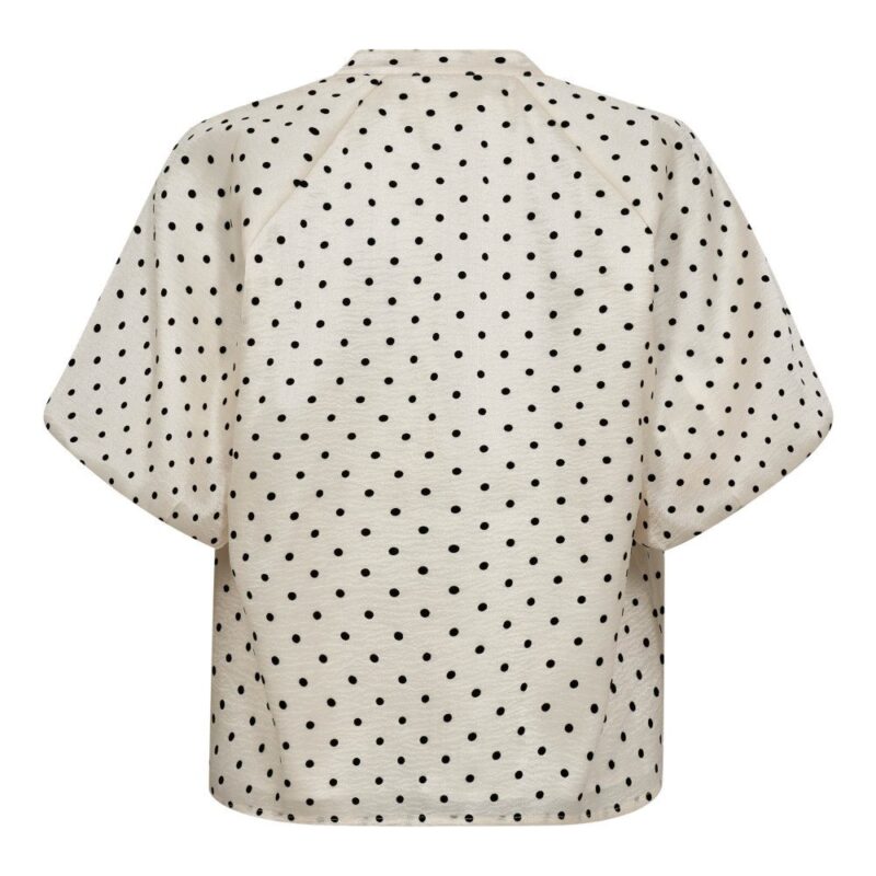 Co Couture Dilan dot blouse