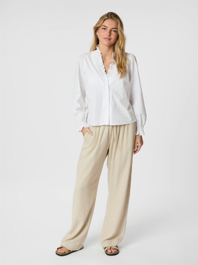 Neo Noir Sonar drap linen pant
