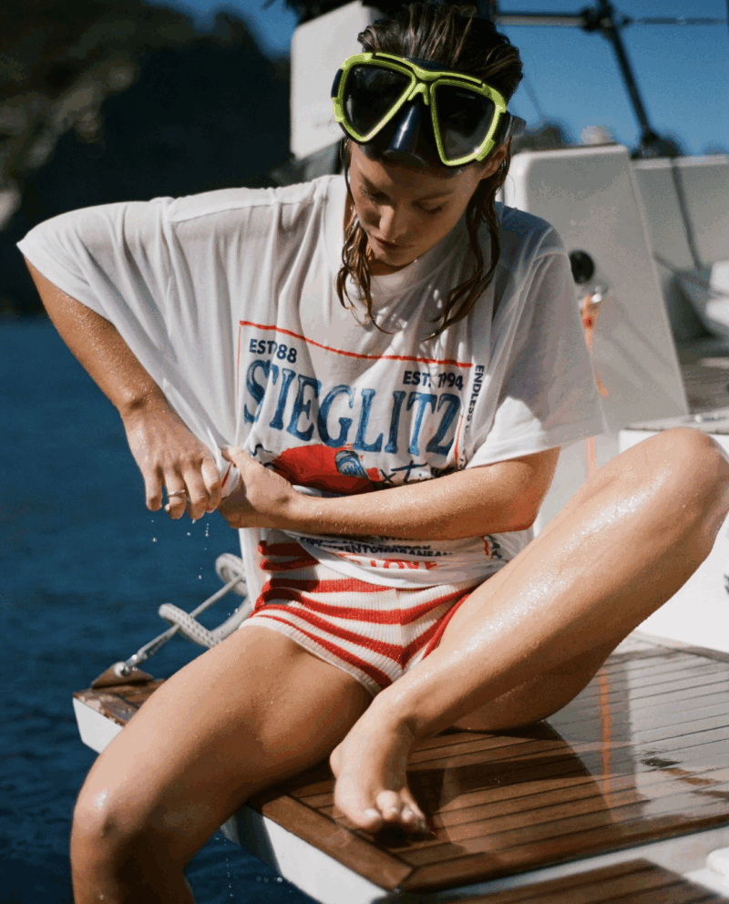 Stieglitz Aster oversized tee