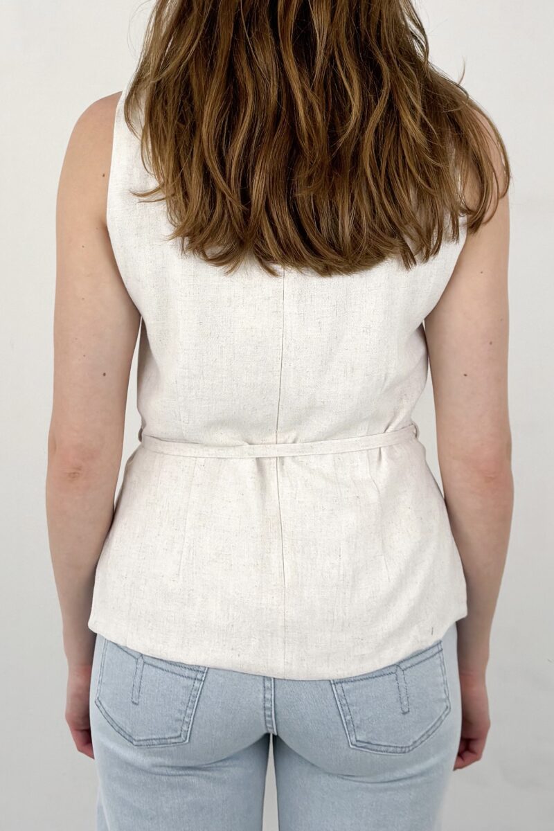 Neo Noir Nassa linen top