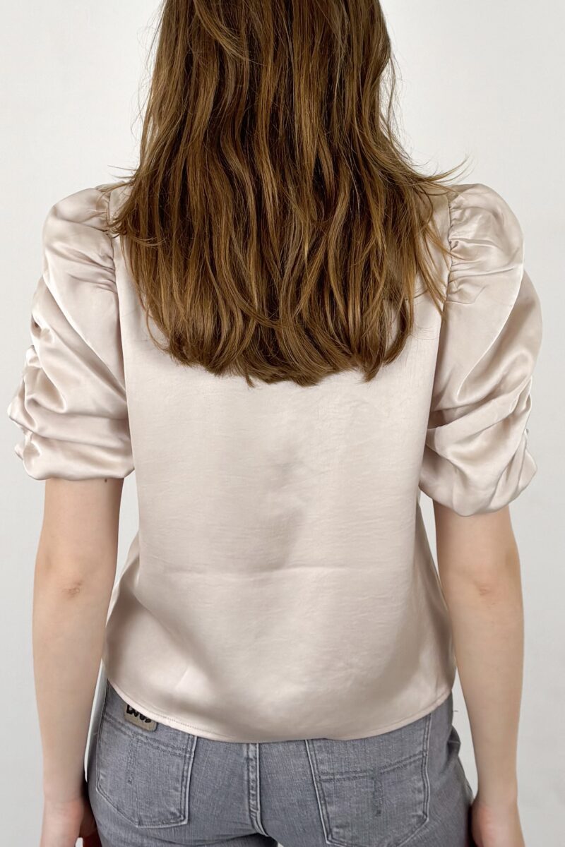 Neo Noir Elba sateen blouse