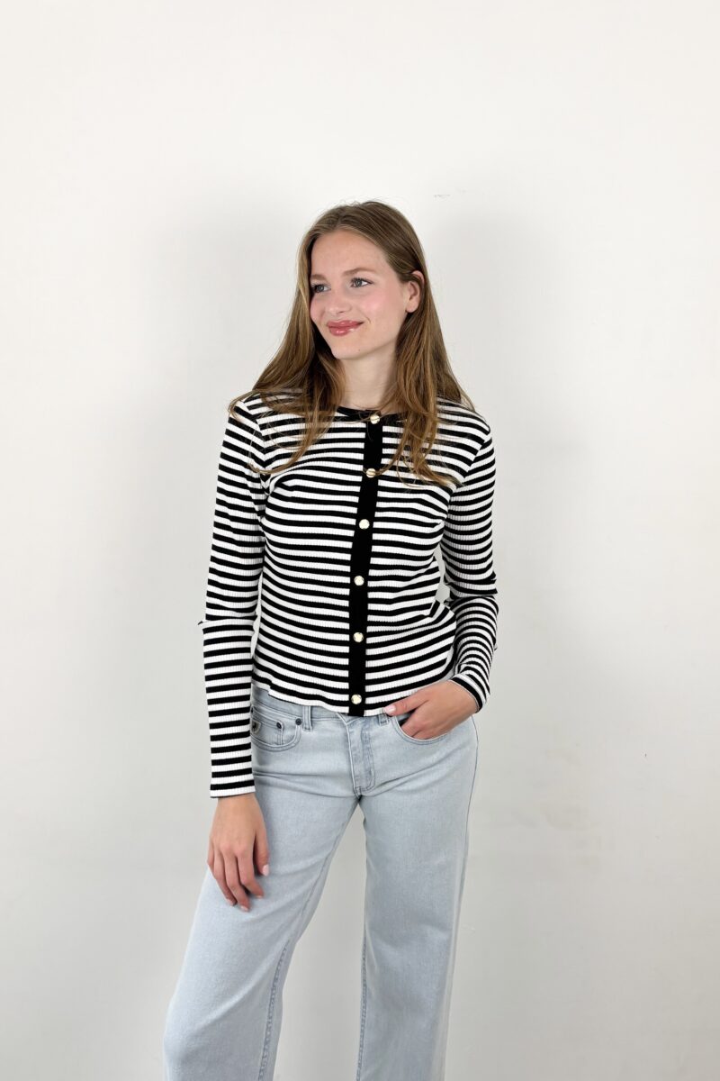 Haute Lamitie Rib striped card