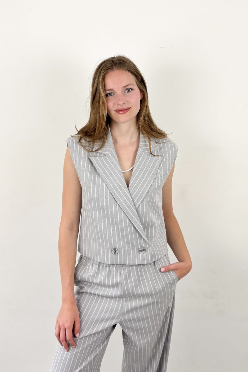 Alix Pinstripe waistcoat