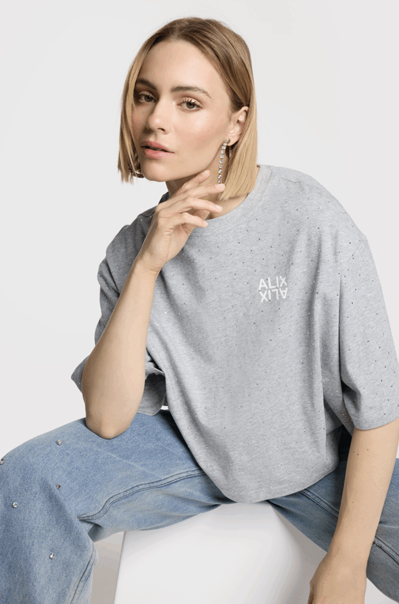 Alix the label Studded t-shirt