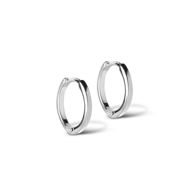 Enamel classic hoops