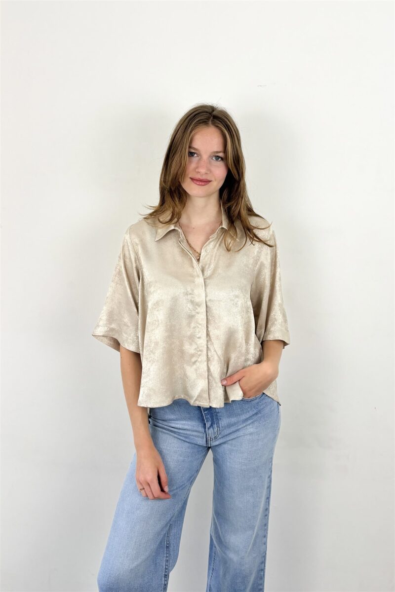Est'Seven Aliyah blouse shine