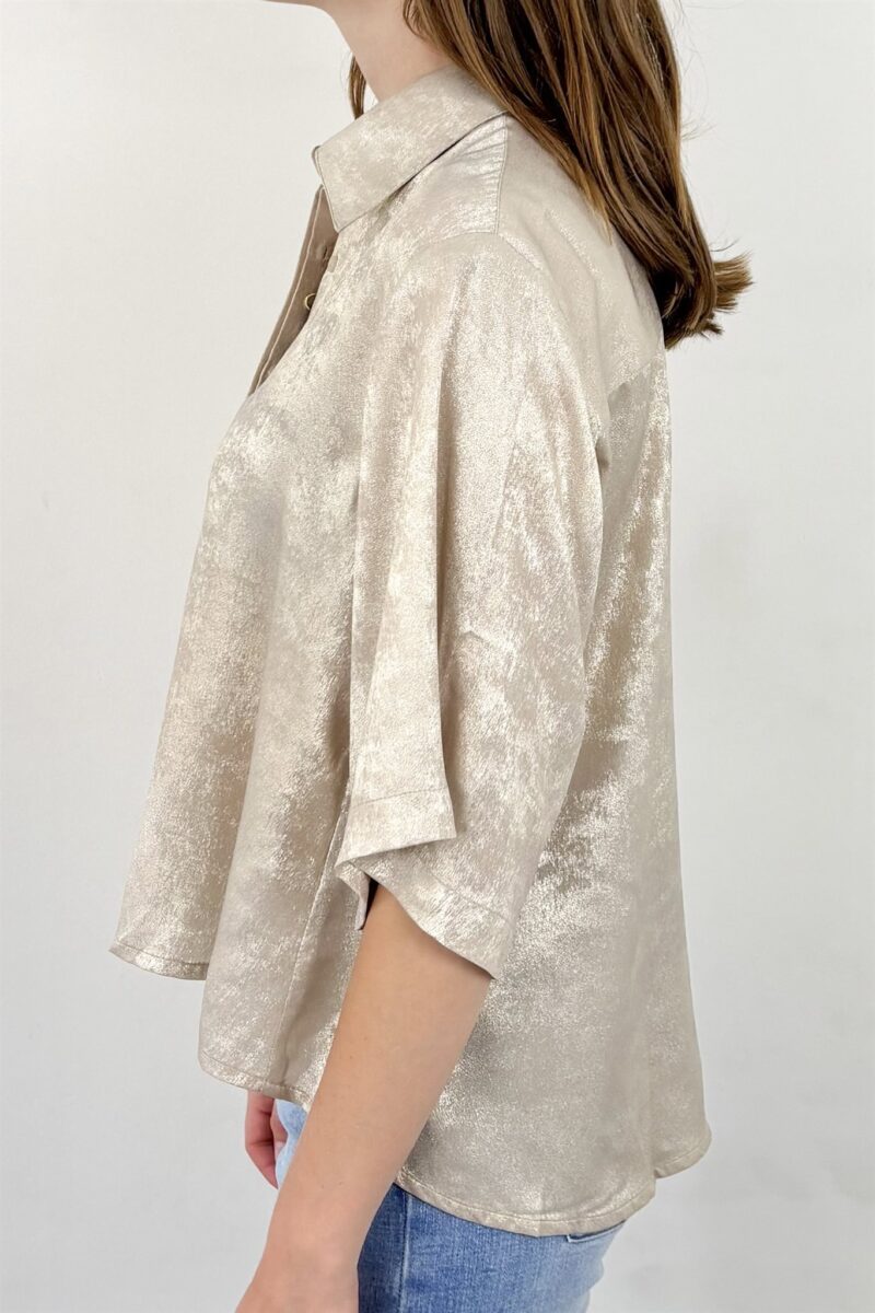 Est'Seven Aliyah blouse shine