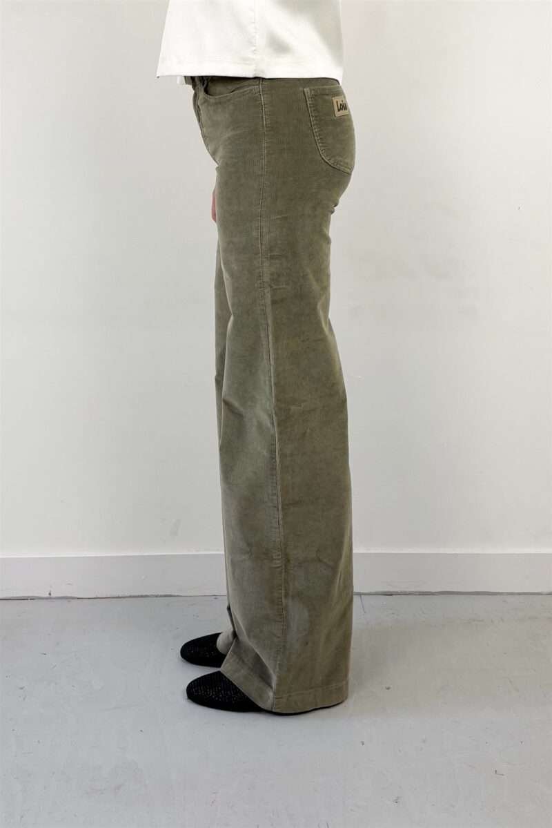 Lois Palazzo military olive
