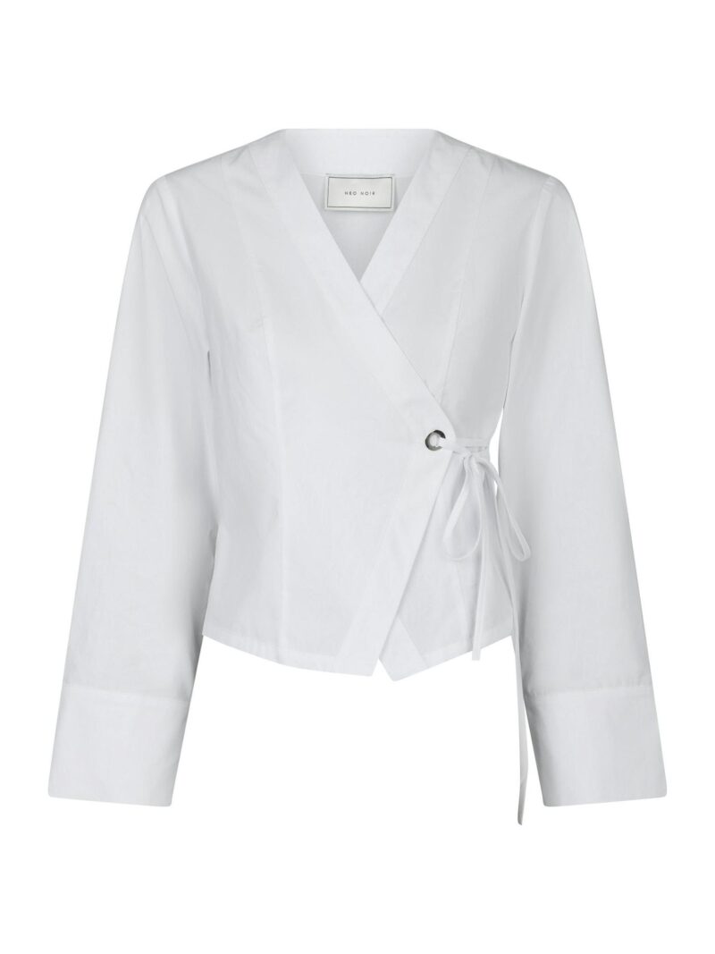 Neo Noir Salvia poplin shirt