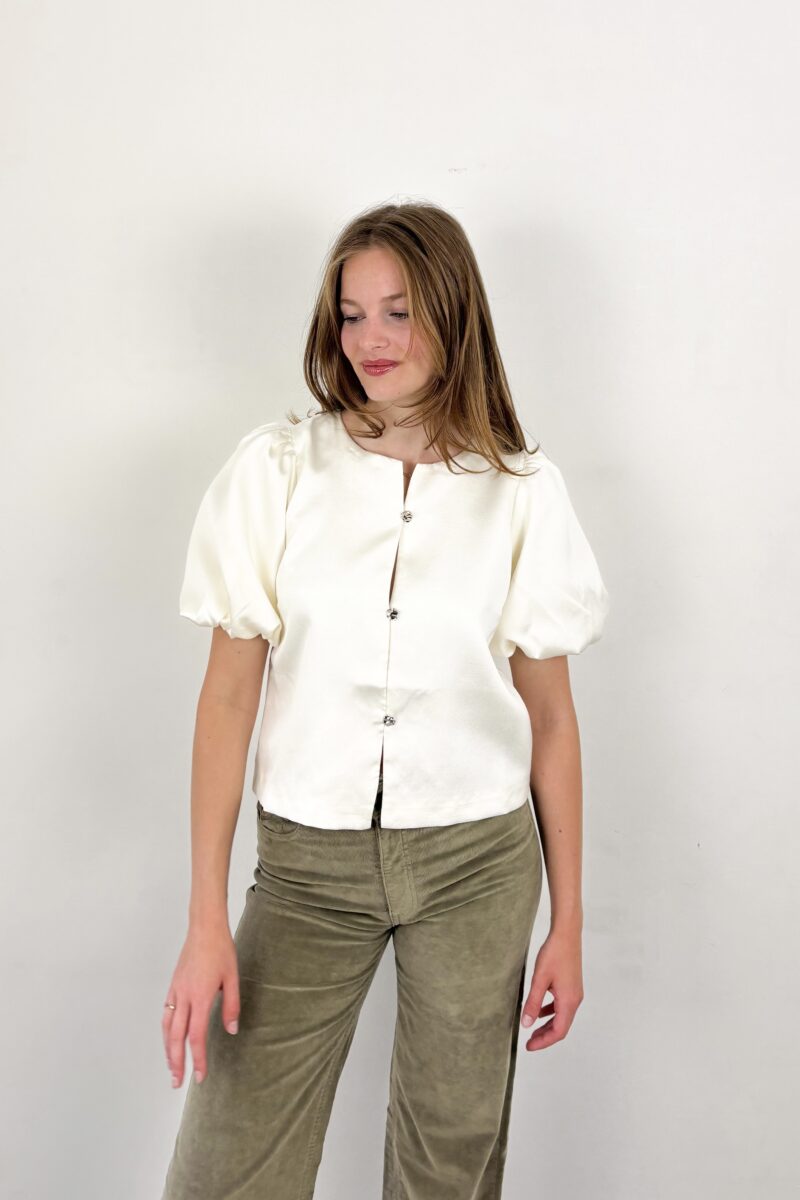 Neo Noir Aisa satin blouse