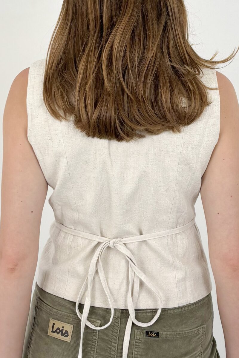 Neo Noir Filora wrap waistcoat