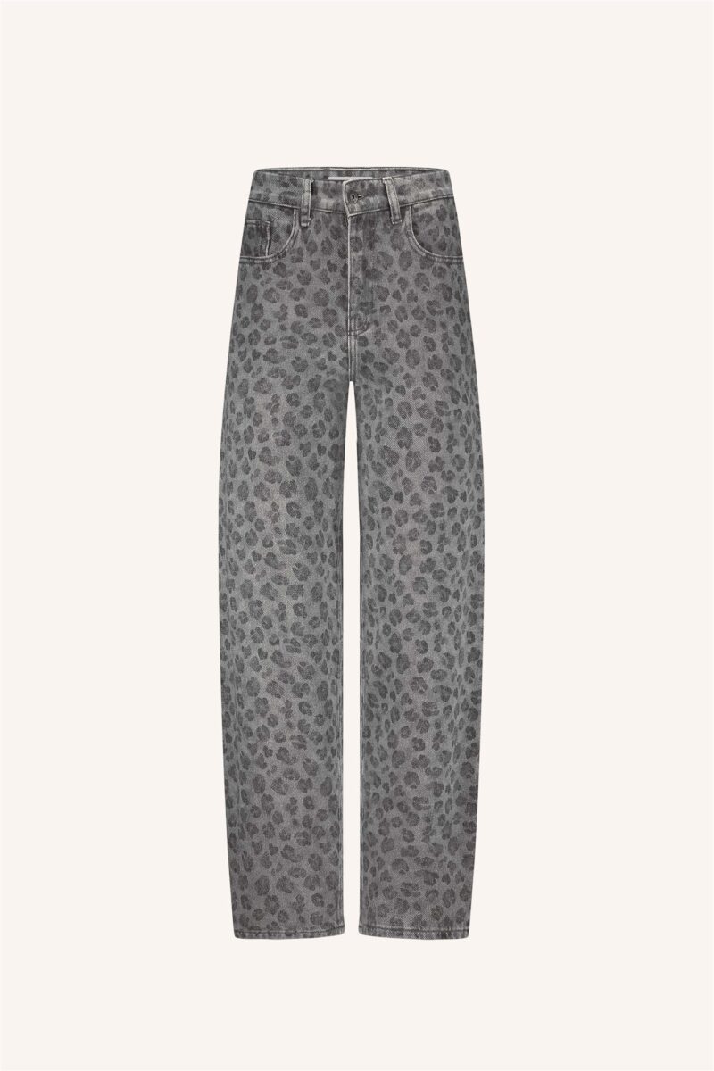By-Bar Lew grey cheetah pants