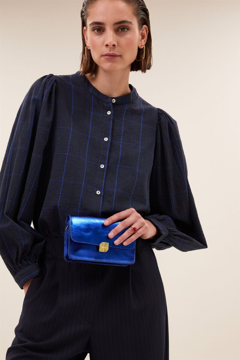 By-Bar Rikki check blouse