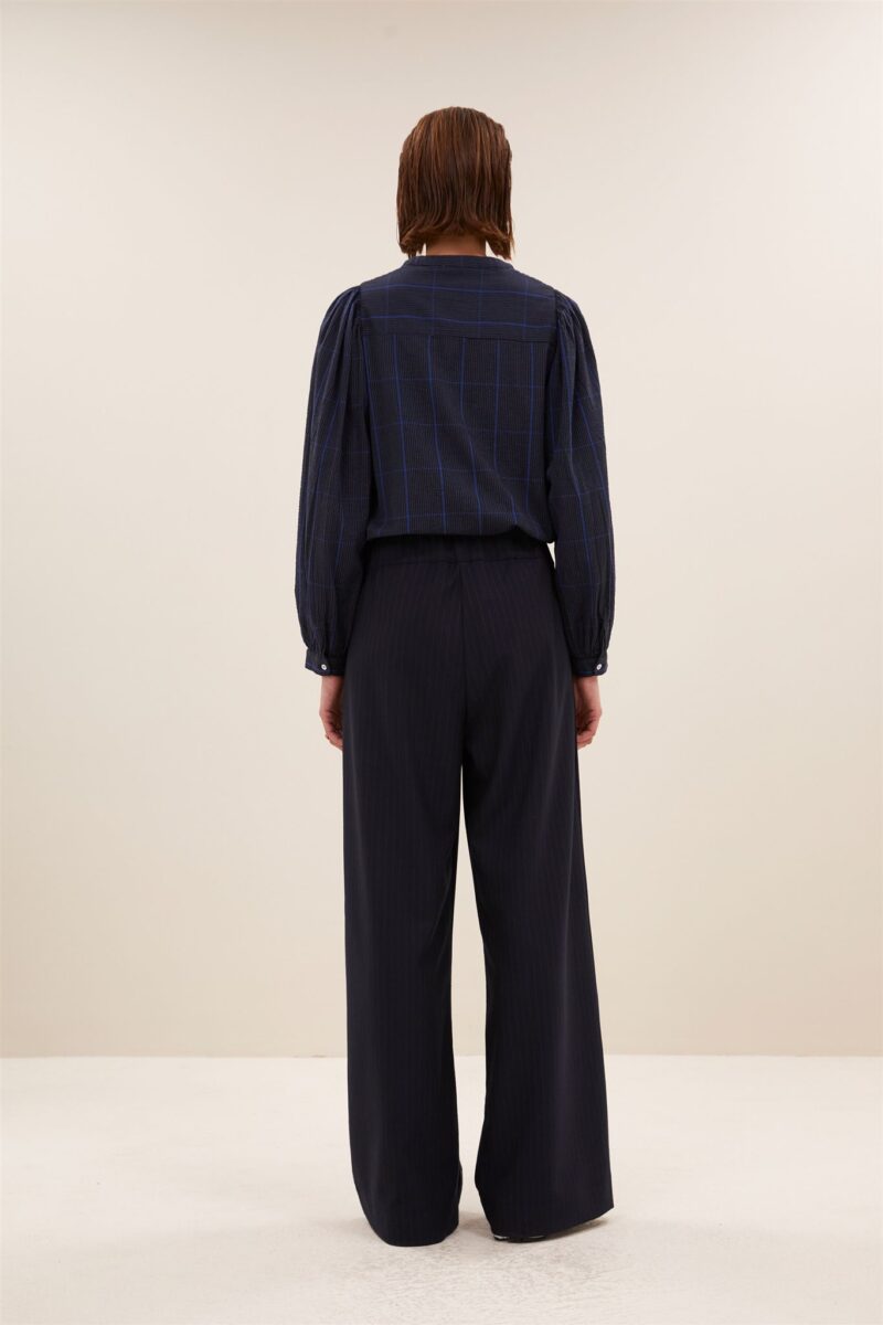 By-Bar Rikki check blouse