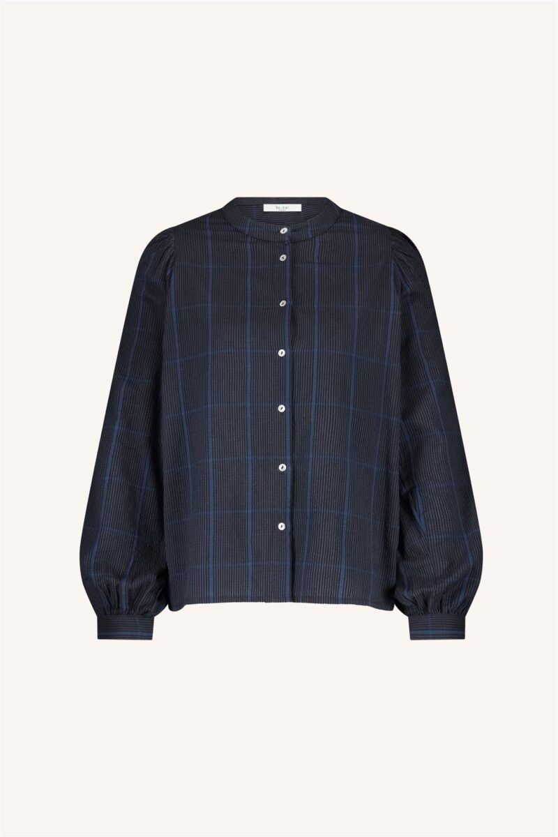 By-Bar Rikki check blouse