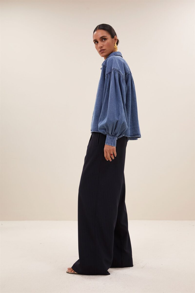 By-Bar Sarah short denim blous