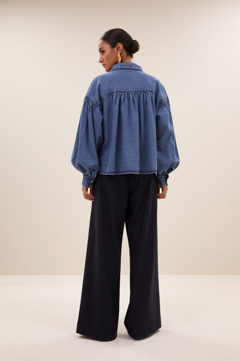 By-Bar Sarah short denim blous