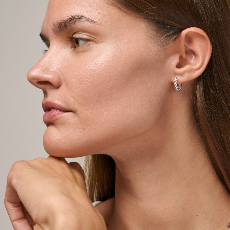 Enamel Ball hoops small