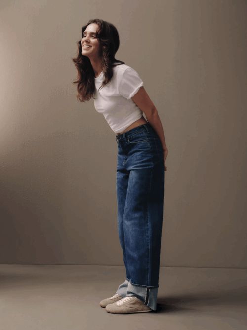 Lee Stella high waist wide leg Lee Stella high waist wide leg