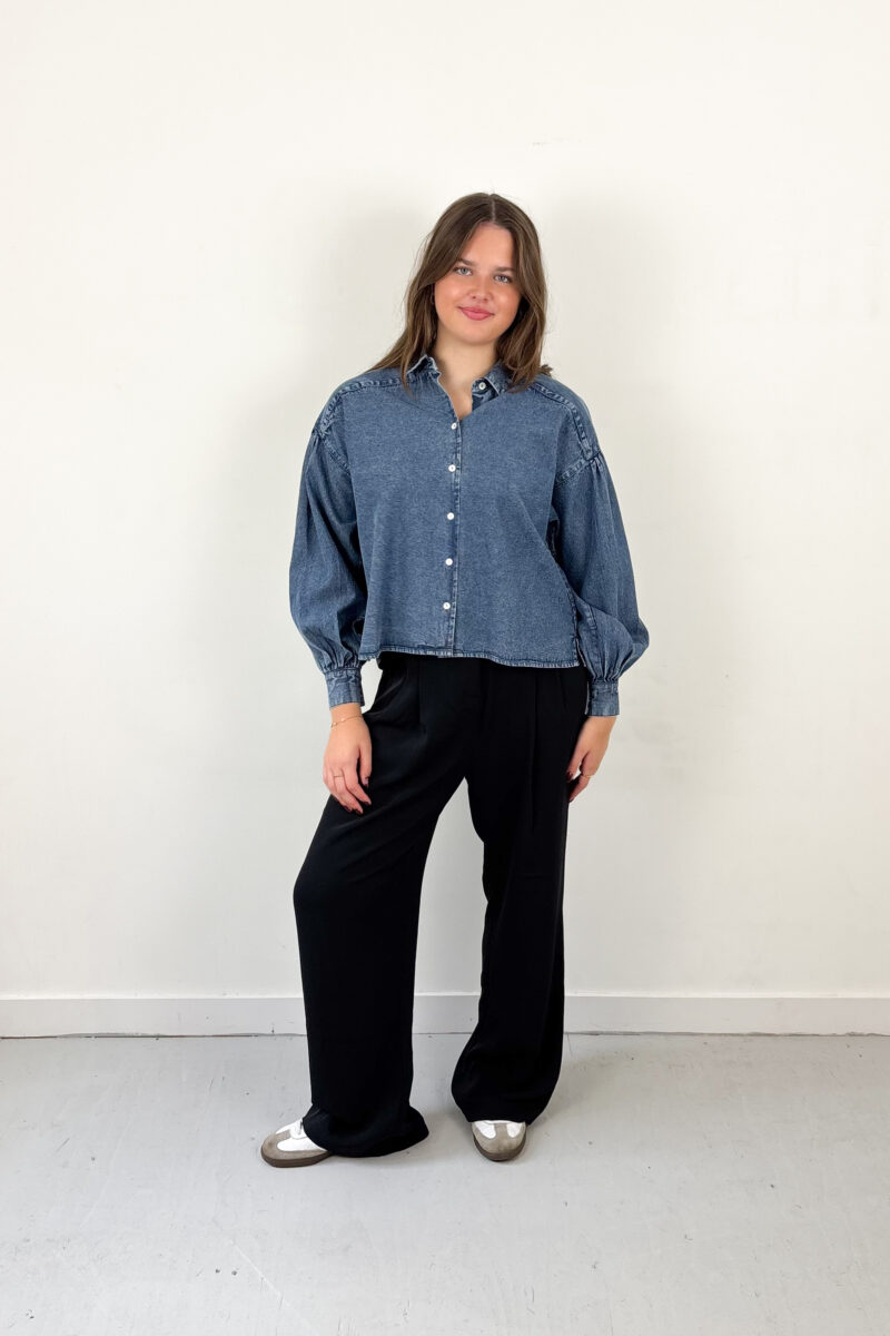 By-Bar Sarah short denim blous