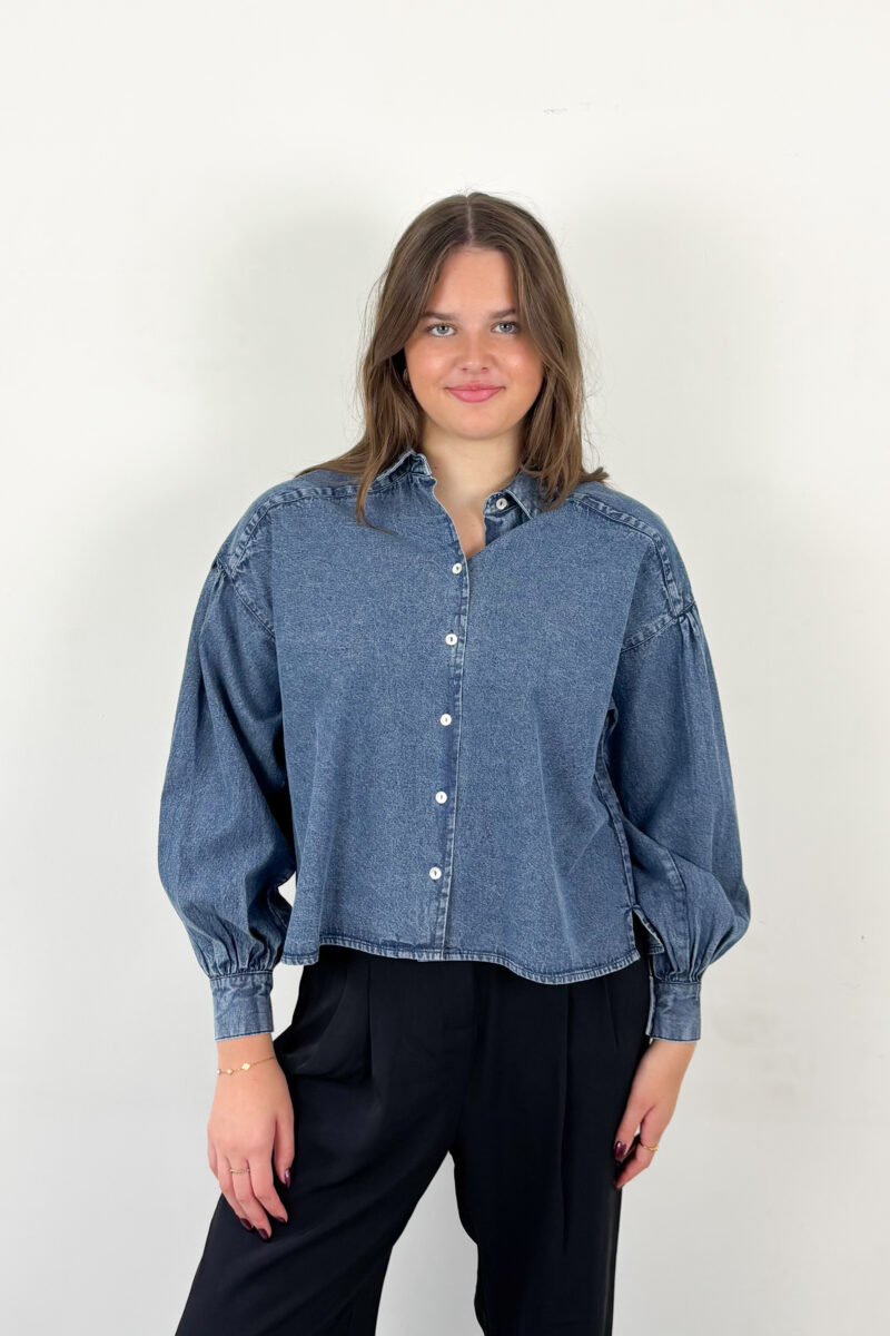By-Bar Sarah short denim blous