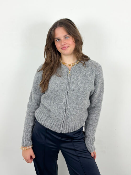 By-Bar Jonas zip cardigan
