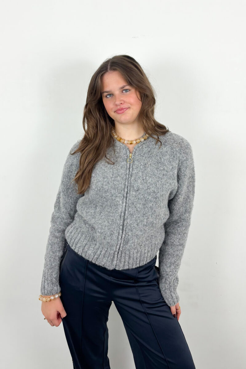 By-Bar Jonas zip cardigan