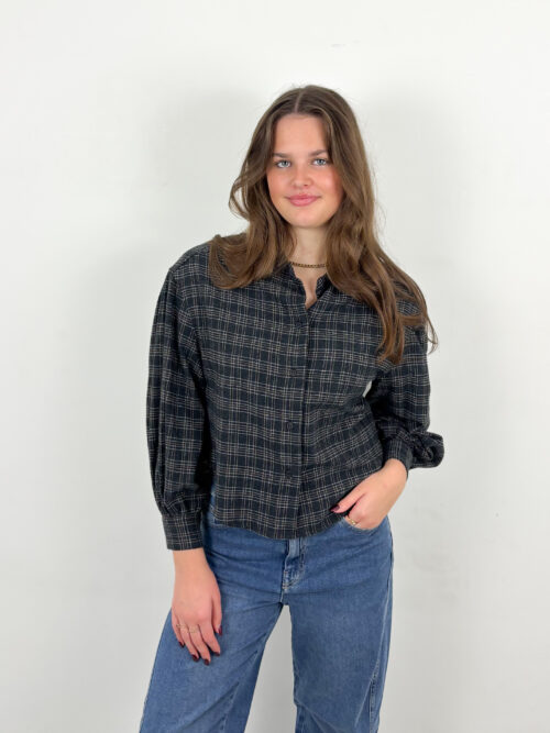 By-Bar Sarah short check blous