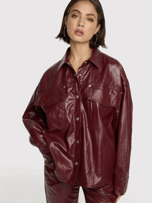 Alix Faux leather blouse Alix Faux leather blouse
