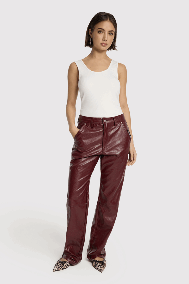 Alix Faux leather pant