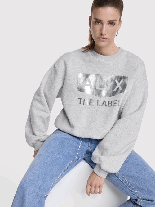Alix Foil logo sweater Alix Foil logo sweater