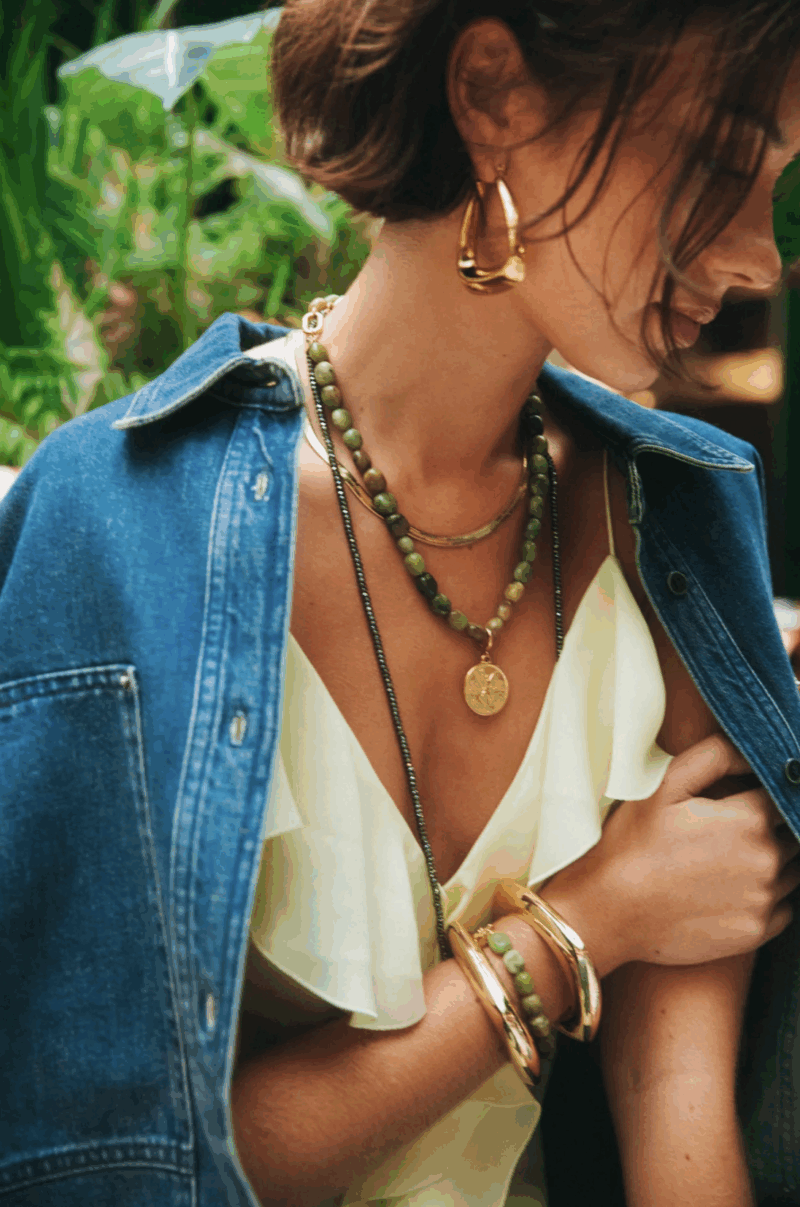 Bonnie Bobbie army necklace