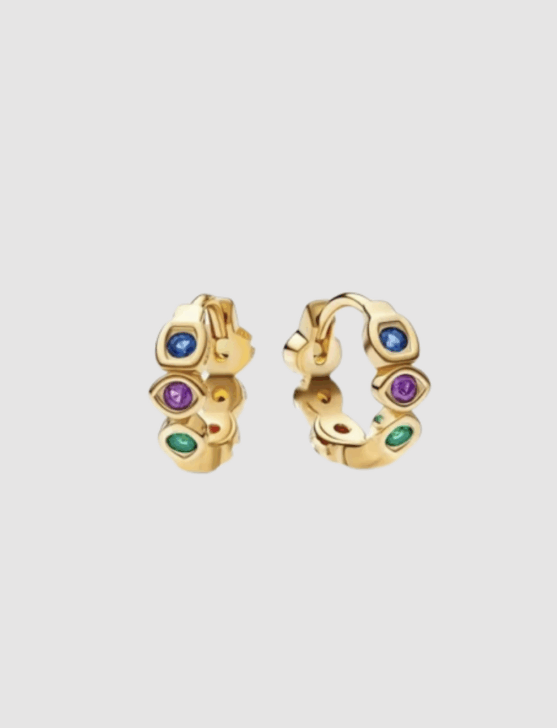 Bonnie Gem stones hoops
