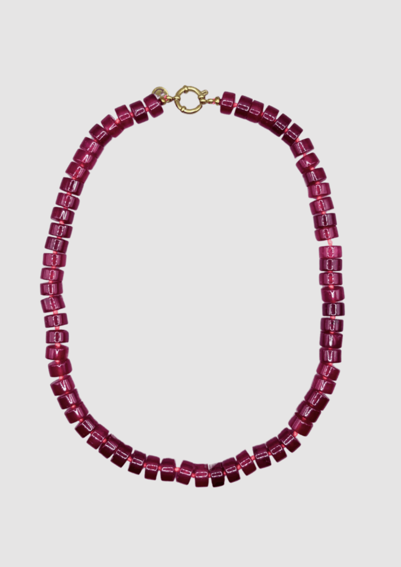 Bonnie Phil burgundy necklace