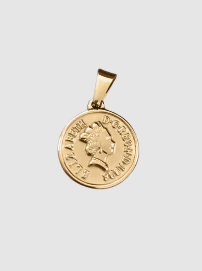Bonnie Queen coin pendant