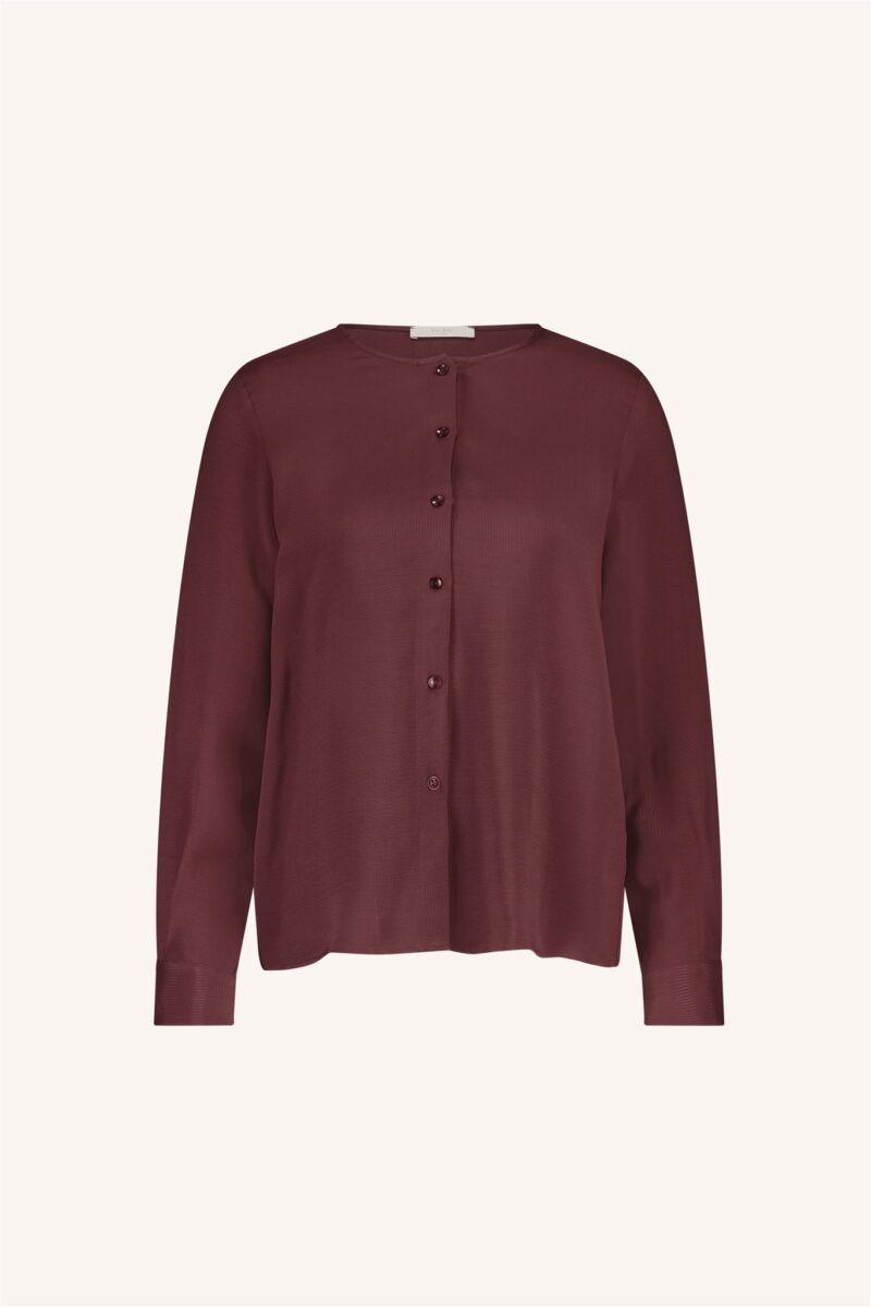 By-Bar Noi satin stripe blouse