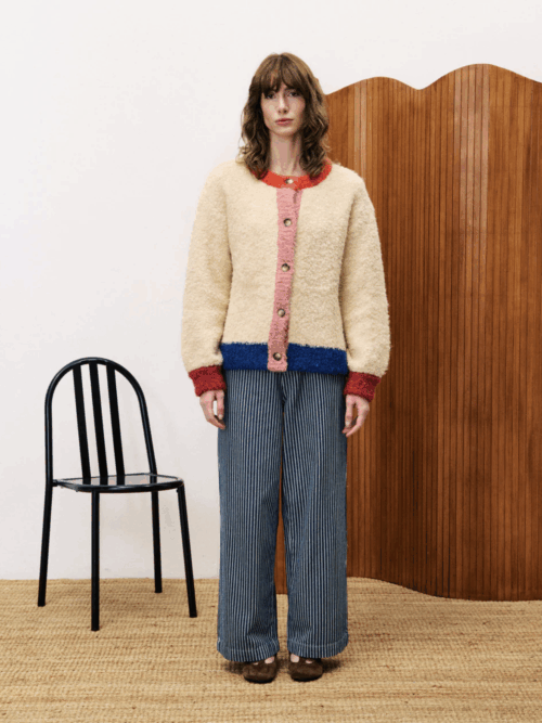 Frnch Cyclamen cardigan