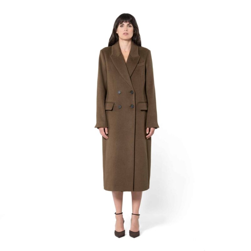Giacomo long coat brown