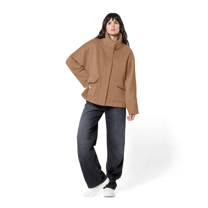 Giacomo short jacket cognac