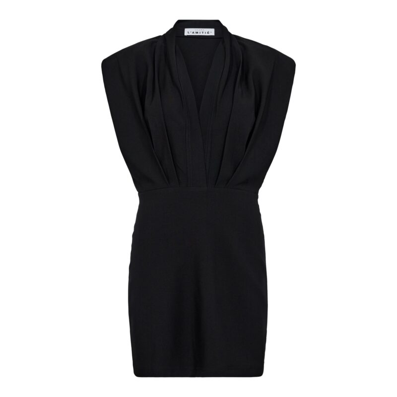 Haute Legance crop drape dress