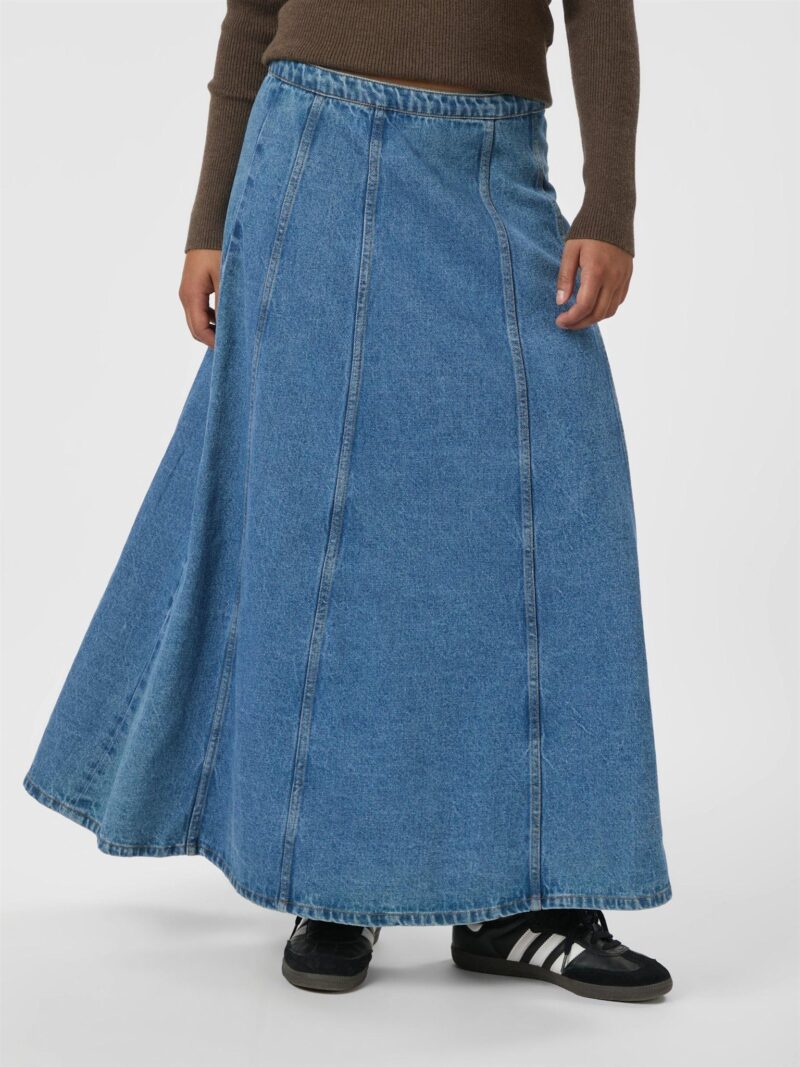 Neo Noir Raya denim skirt